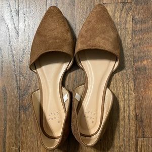Suede flats